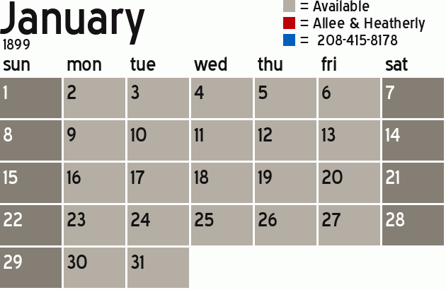 Missionary Dinner Calendar