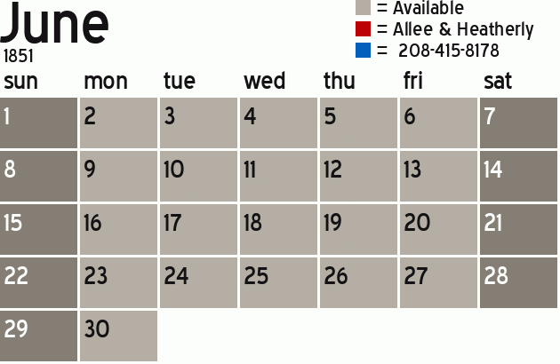 Missionary Dinner Calendar