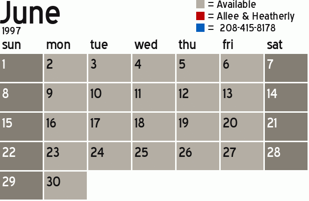 Missionary Dinner Calendar